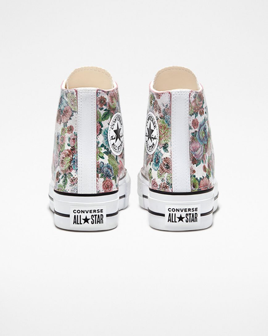 Women's Converse Chuck Taylor All Star Lift LTD Floral High Top Platform Shoes Flower | AU 189ECT